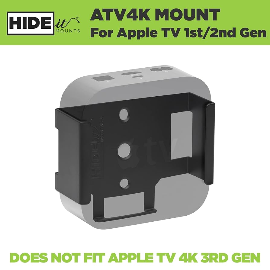 Amazon.com: HIDEit Mount for Apple TV 4K - Apple TV Wall